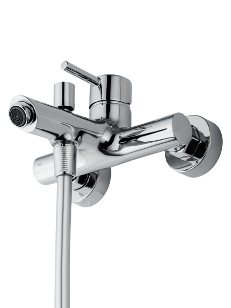 Смеситель для ванны Wonzon & Woghand Solo WW-639032-1-CR хром глянцевый с душевым гарнитуром
