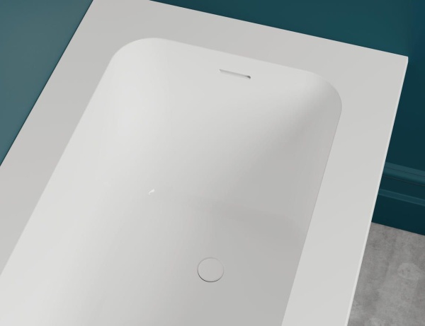 Ванна из литьевого камня Salini Orlanda Kit Plus 190x100 102114G белая глянцевая встраиваемая