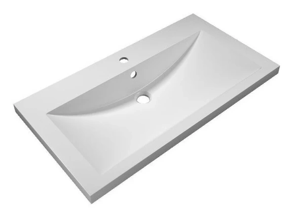Мебельная раковина Marka One Нота New Polytitan UT-00020472 90 см белая