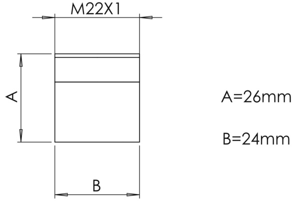 Насадка колокол с переходником Esko NAAR хром с черным