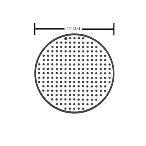 Верхний душ Esko TS1300 хром глянцевый