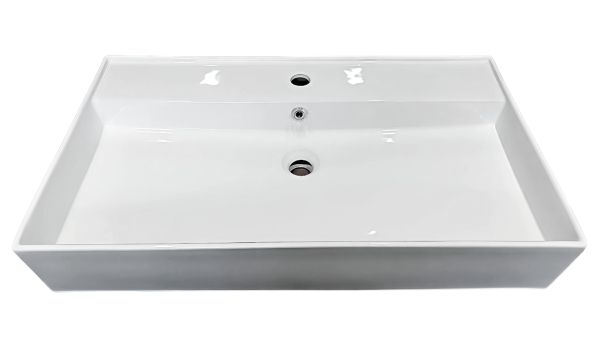 Накладная раковина Sapbox SB-J846W 80 см белая