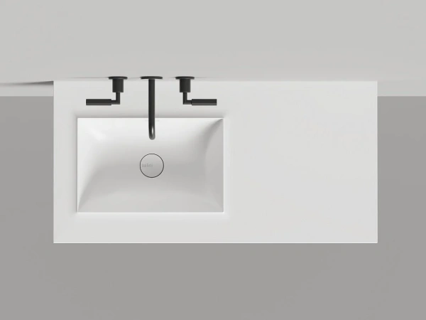 Подвесная раковина Salini Onda Edge Square 14022061MN 40 см белая матовая