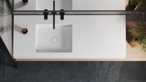 Подвесная раковина Salini Onda Plus 1402203MN 40 см белая матовая