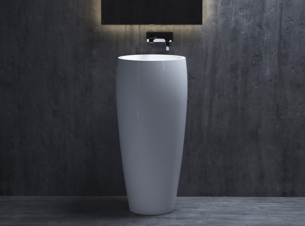 Раковина напольная Salini Armonia 03 130113G 45 см белая глянцевая