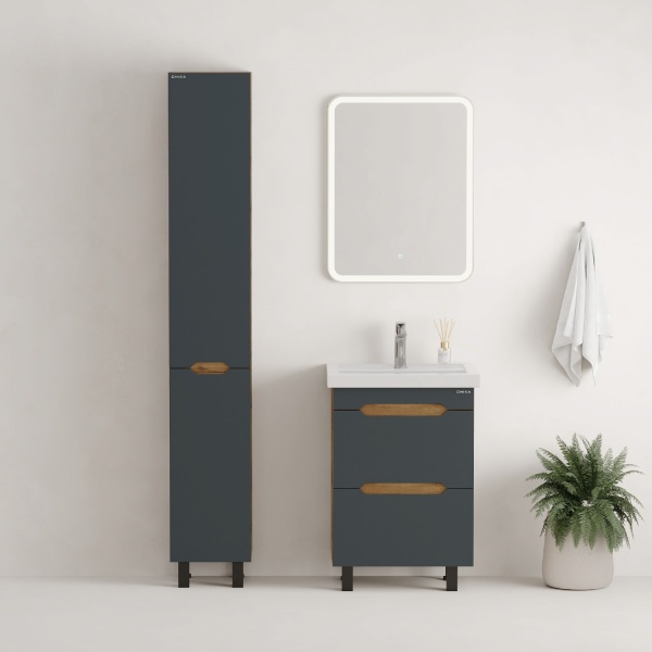 Пенал Onika Айленд 403084 30 см R дуб крафт золотой и графит