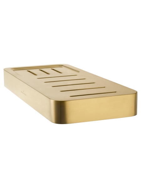 Мыльница Wonzon & Woghand Lotte WW-8332-BG золото брашированная