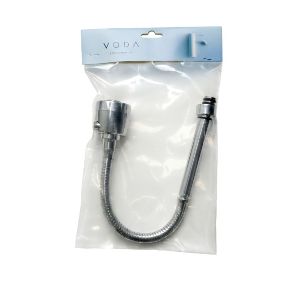 Смеситель для кухонной мойки Voda VSP250K хром с гибким изливом