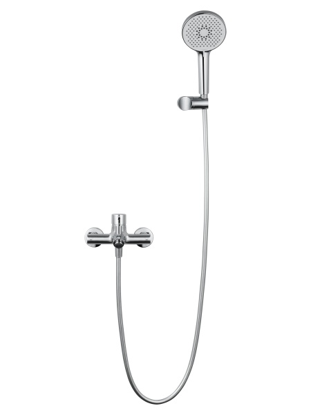 Смеситель для ванны Wonzon & Woghand Solo WW-639032-1-CR хром глянцевый с душевым гарнитуром