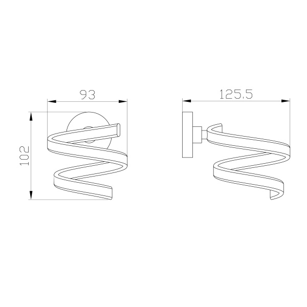 Держатель для фена Wonzon & Woghand Easy WW-8155 хром глянцевый