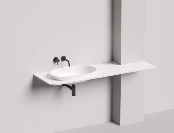 Столешница Salini Costa 70 см 200221MN белый RAL матовая