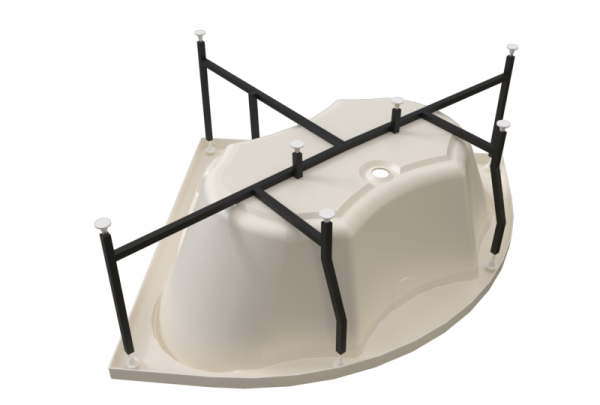 Ванна акриловая Radomir Сандра 150x150 2-01-0-0-1-221 угловая c каркасом