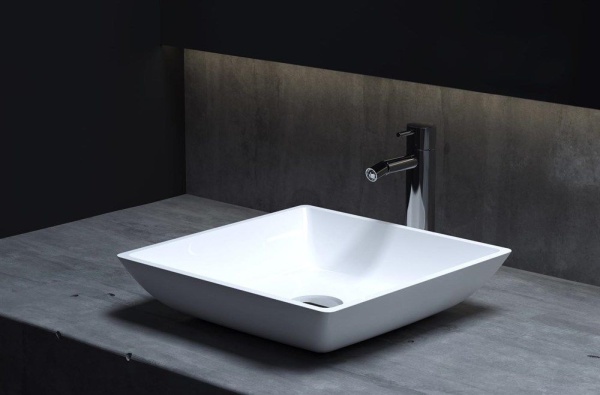 Накладная раковина Salini Callista 04 1101208SM 40 см белая матовая