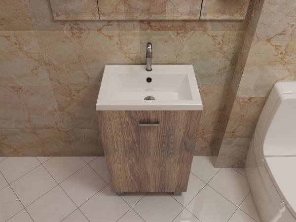 Мебельная раковина Madera Alice 4627173210294 50 см белая глянцевая