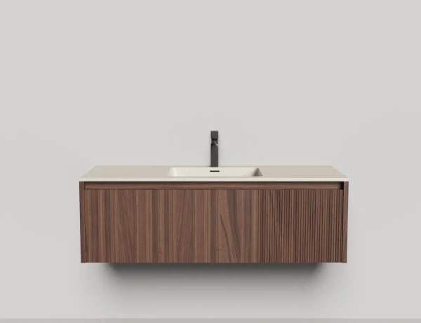 Тумба с раковиной Salini Domino 120 см 27D212ON окрашивание по RAL шпон Onda Plus