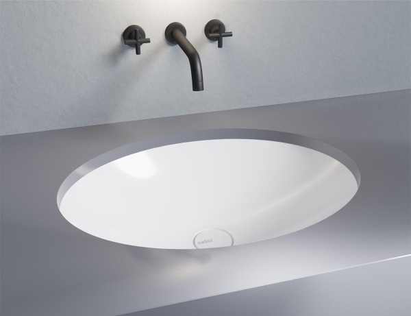 Встраиваемая раковина Salini Marea 1802211M 40 см белая матовая