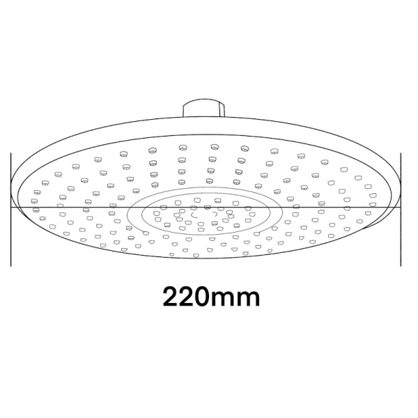 Верхний душ Voda VTS05 хром глянцевый