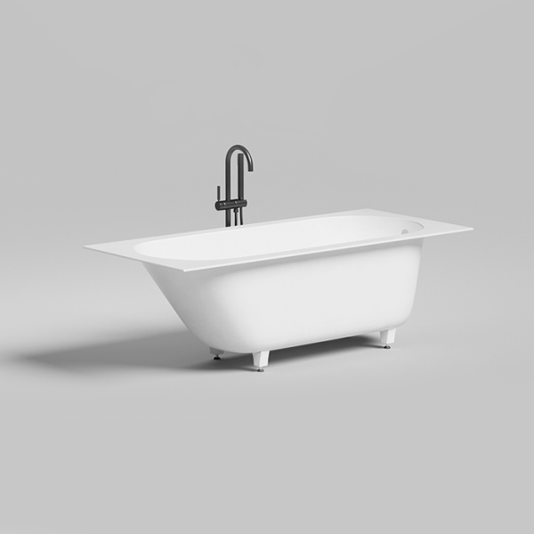 Ванна из искусственного камня Lofo Kit 180x80 UM12313 Gelcoat глянцевая встраиваемая