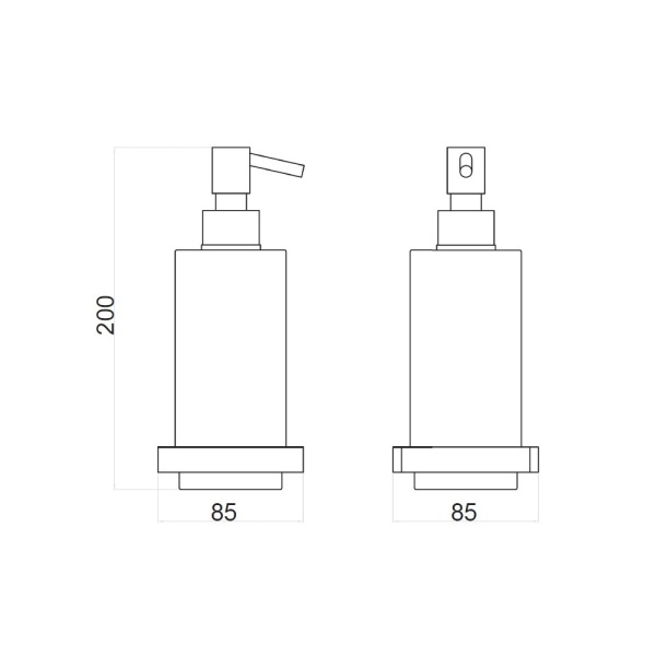 Дозатор для мыла Webert Pegaso PE500201015 хром глянцевая