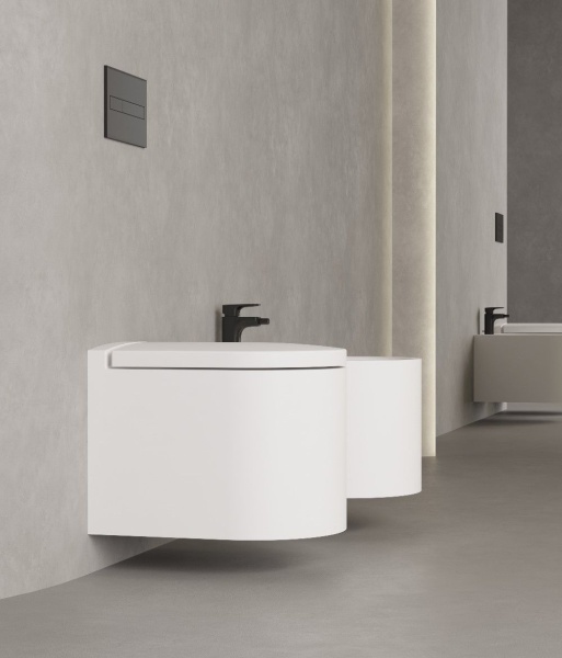 Унитаз подвесной Salini Gemelli 240121KM только светлые оттенки RAL Classic матовый с крышкой