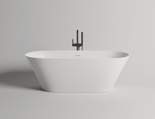 Ванна из литьевого камня Salini Mona 180x80 102911G глянцевая отдельно стоящая