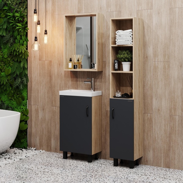 Зеркало Onika Тимбер 50x50 204803 дуб сонома