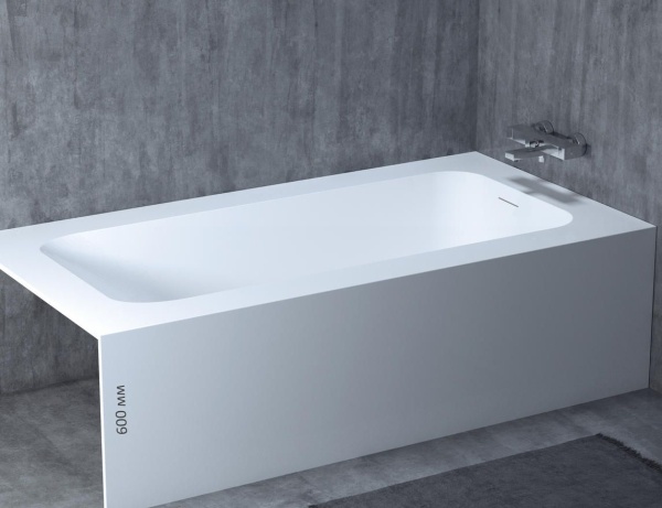 Ванна из литьевого камня Salini Orlanda Kit Plus 190x100 102114G белая глянцевая встраиваемая