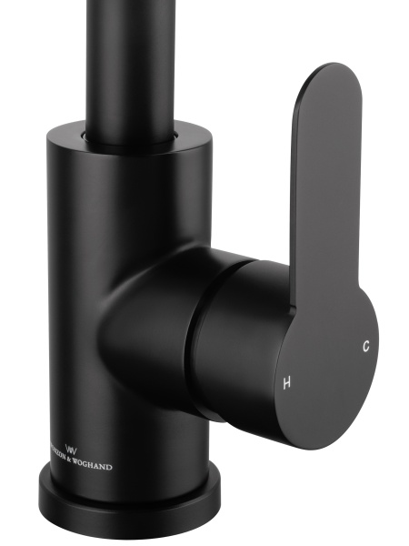 Смеситель для кухонной мойки Wonzon & Woghand WW-AE4554-MB черный матовый