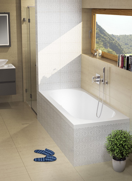 Ванна акриловая Riho Carolina 180x80 B056001005 пристенная