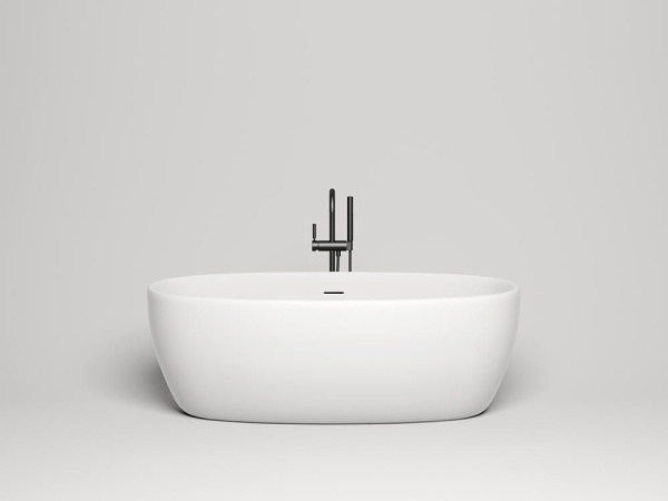 Ванна из искусственного камня Salini Luce 170x85 100121M белая матовая отдельно стоящая