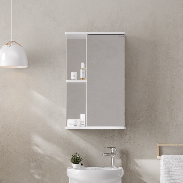 Зеркальный шкаф Onika Карина 204504 45 см белый