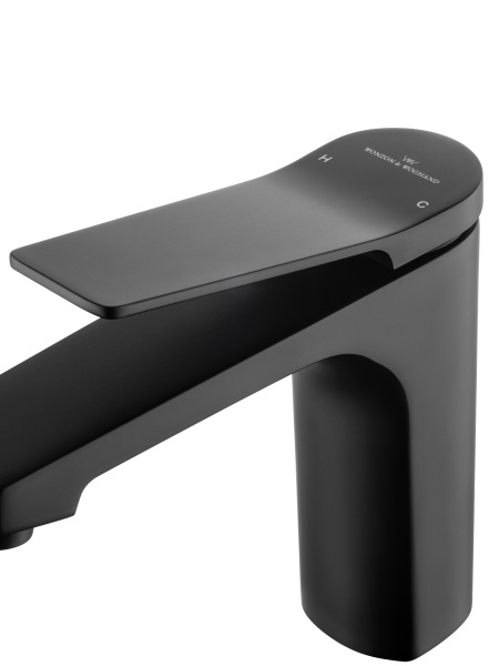 Смеситель для раковины Wonzon & Woghand WW-XH-013-MB черный матовый