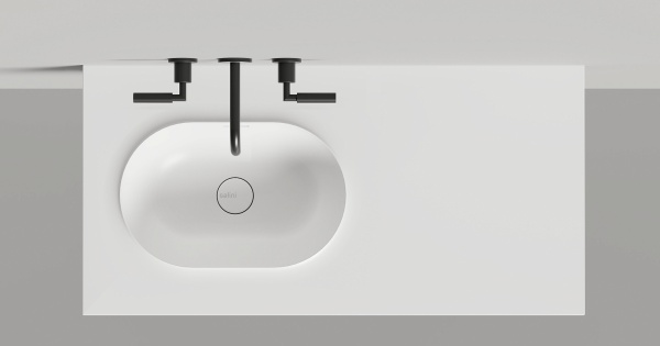 Подвесная раковина Salini Onda Edge Oval 14022041MN 40 см белая матовая