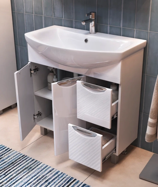 Тумба под раковину Vigo Callao tn.CAL.BAL.80.2D.2Y 80 см белая