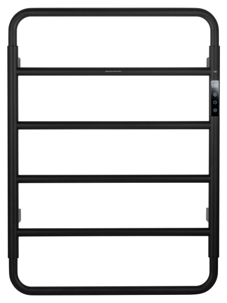 Полотенцесушитель электрический Wonzon & Woghand Wismar WW-AL201-MB черный матовый