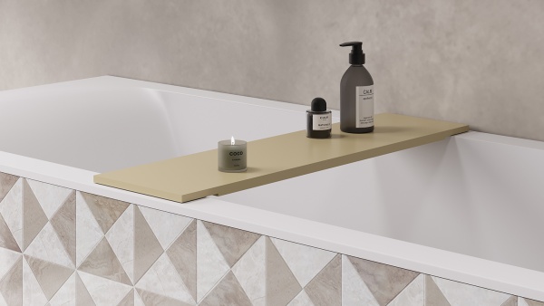 Полка для ванны Salini Gabbiano Basic 1906202M белая матовая