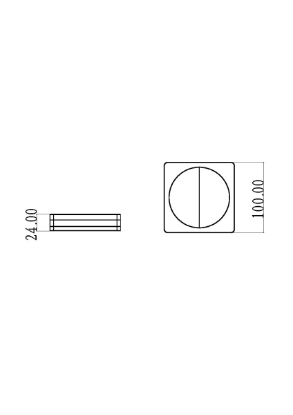 Мыльница Boheme 10960-W-G белая матовая