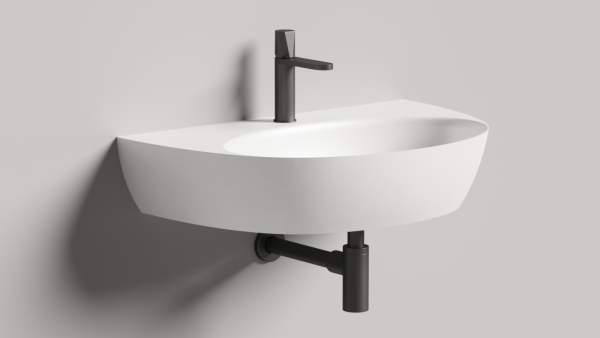 Накладная раковина Salini Alda Wall 03 140313G 45 см белая глянцевая