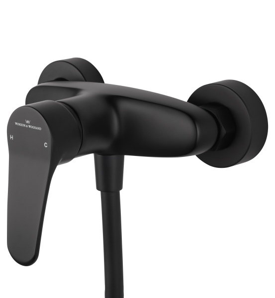 Смеситель для душа Wonzon & Woghand Alfa WW-AE3102-MB черный матовый с гарнитуром