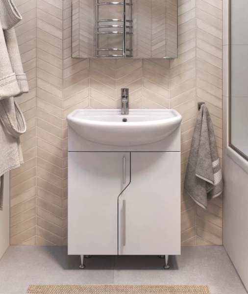 Тумба под раковину Vigo Grand tn.GRA.UYU.60.2D 60 см белая