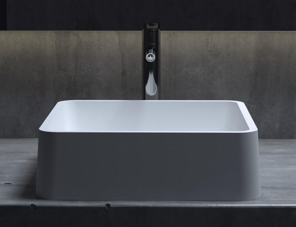 Накладная раковина Salini Gloria 02 1102202M 40 см белая матовая