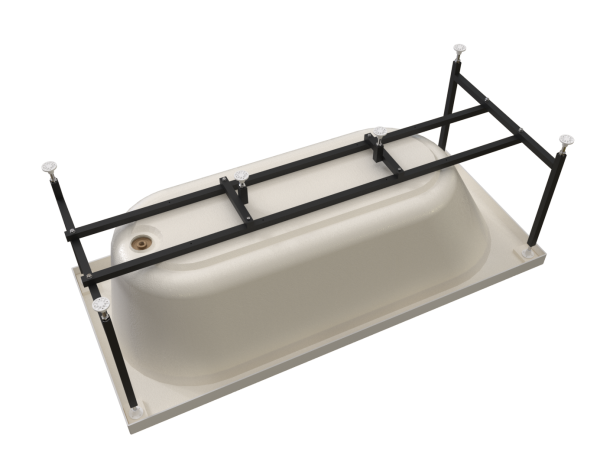 Ванна акриловая Radomir Виктория 180x70 2-01-0-0-1-243Р пристенная c каркасом