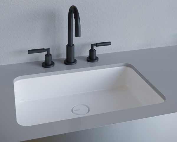 Встраиваемая раковина Salini Marea 09 1802209M 40 см белая матовая