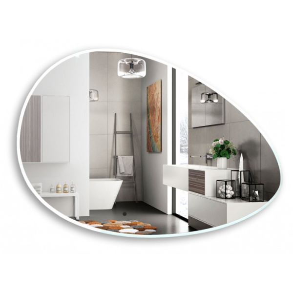 Зеркало Silver Mirrors Omega 90x60 LED-00002556 с подсветкой и сенсором