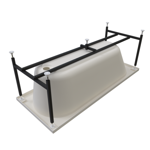 Ванна акриловая Radomir Вальс 170x70 1-01-0-0-1-336 пристенная c каркасом