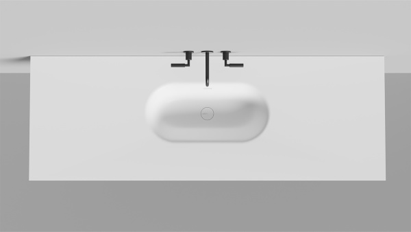 Подвесная раковина Salini Onda Flow Oval 72 14022042MN 40 см белая матовая