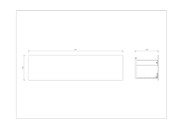 Полка Boheme Space 10966-W белый матовый