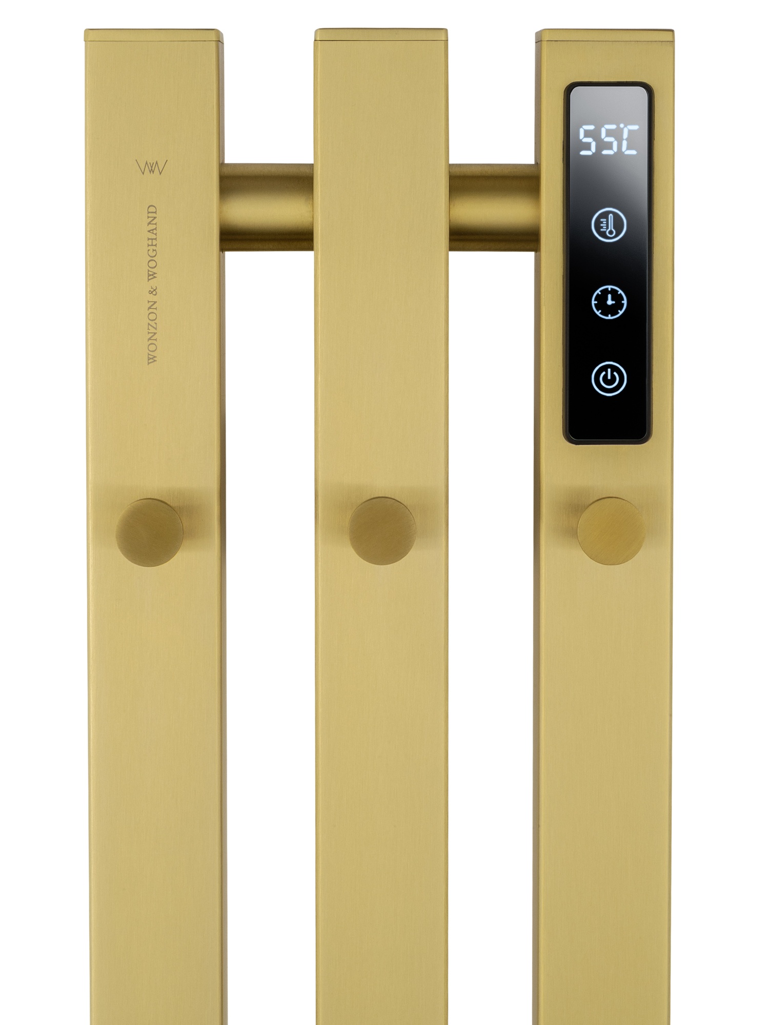 Полотенцесушитель электрический Wonzon & Woghand Kassel WW-AL73312-BG золото брашированный