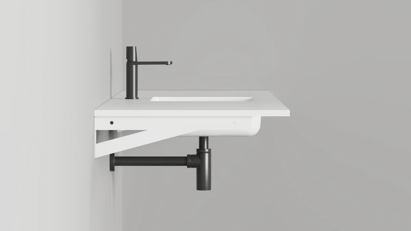 Кронштейн для раковины Salini 1903304M белый матовый