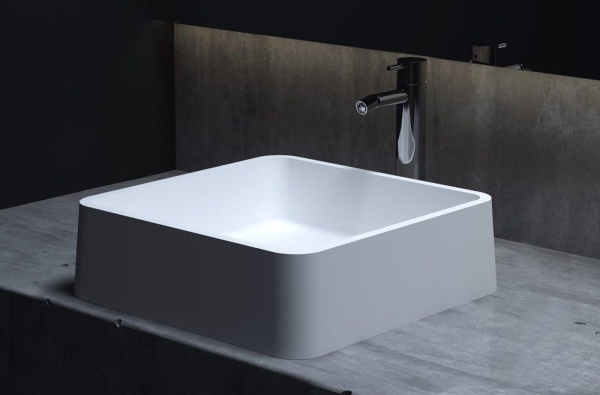 Накладная раковина Salini Gloria 02 1102202M 40 см белая матовая